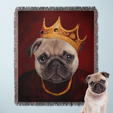 Woven Pet Blanket - Notorious Paw